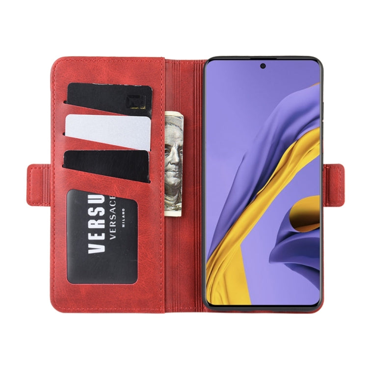 For Galaxy A51 (4G) Dual-side Magnetic Buckle Horizontal Flip Leather Case with Holder & Card Slots & Wallet