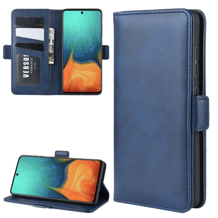 For Galaxy A71 Dual-side Magnetic Buckle Horizontal Flip Leather Case with Holder & Card Slots & Wallet