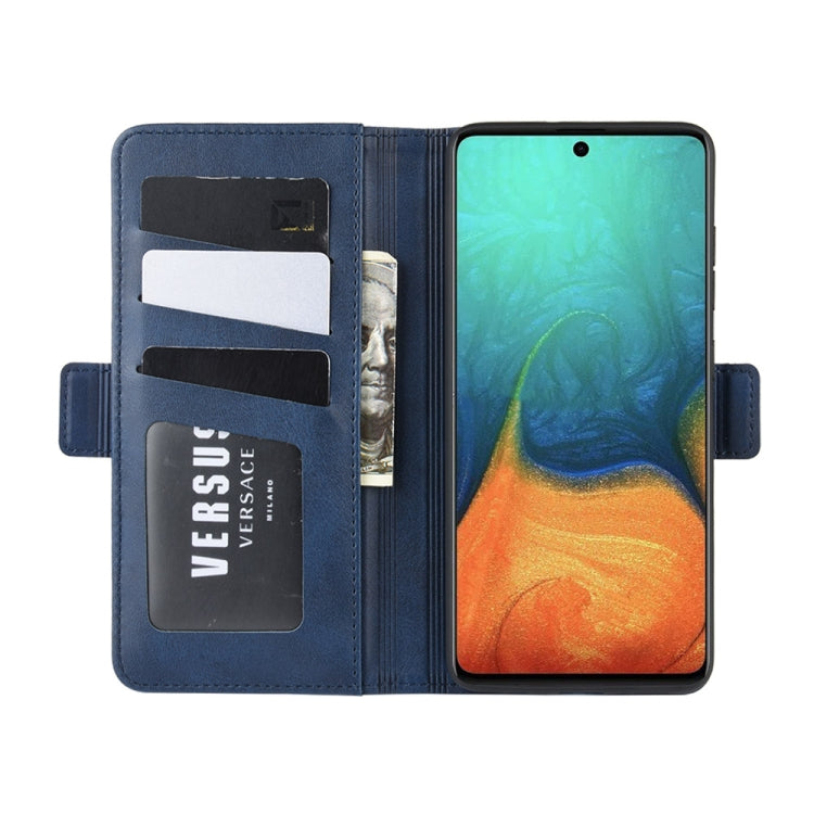 For Galaxy A71 Dual-side Magnetic Buckle Horizontal Flip Leather Case with Holder & Card Slots & Wallet