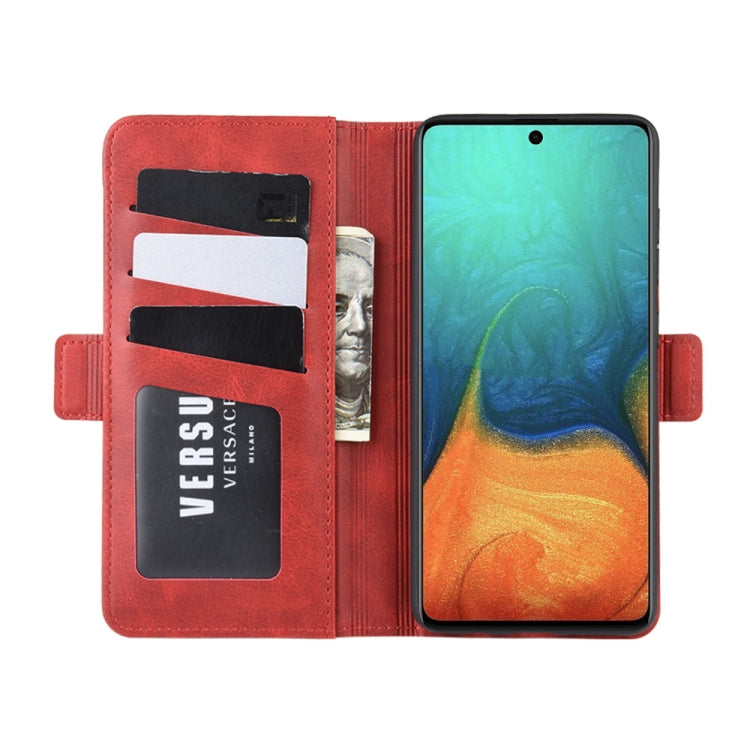 For Galaxy A71 Dual-side Magnetic Buckle Horizontal Flip Leather Case with Holder & Card Slots & Wallet