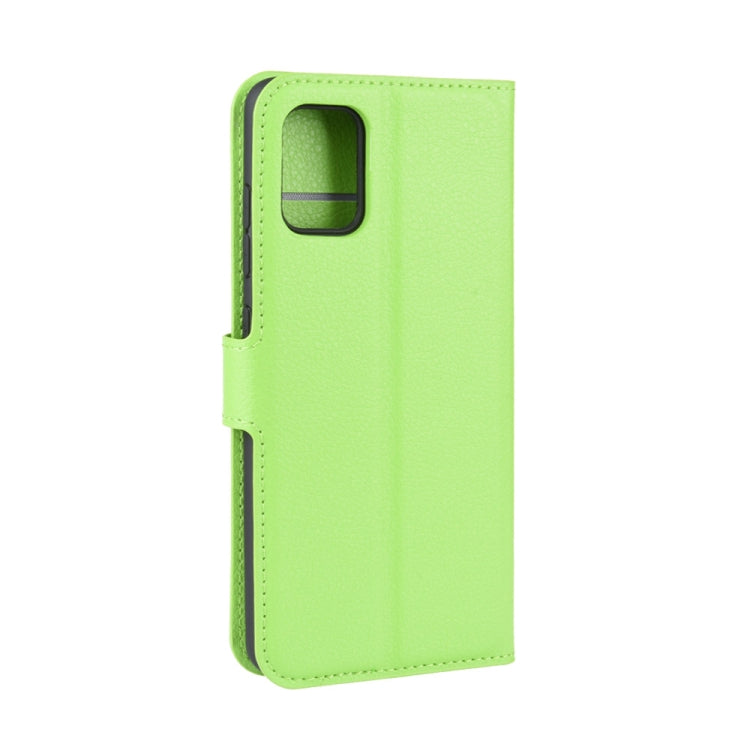 For Galaxy A71 Litchi Texture Horizontal Flip Protective Case with Holder & Card Slots & Wallet