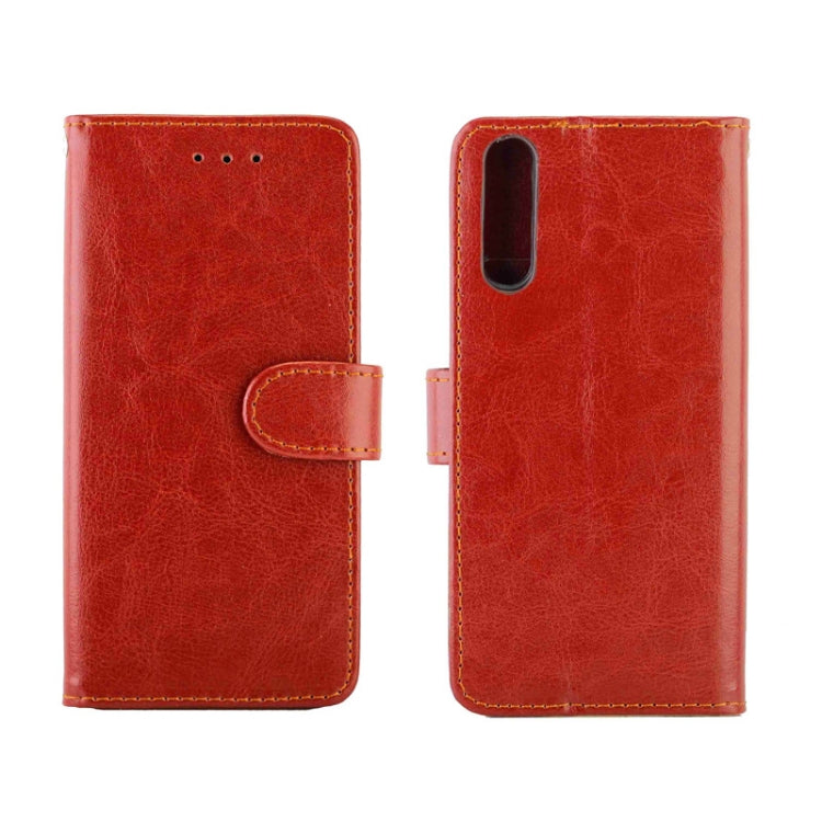 Huawei Enjoy 10S Crazy Horse Texture Leather Horizontal Flip Protective Case with Holder & Card Slots & Wallet & Photo Frame
