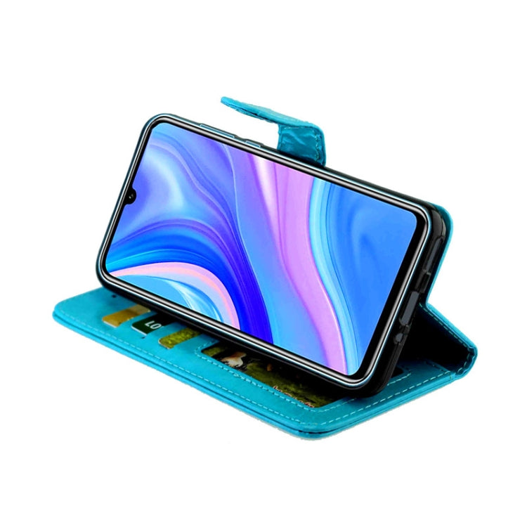 Huawei Enjoy 10S Crazy Horse Texture Leather Horizontal Flip Protective Case with Holder & Card Slots & Wallet & Photo Frame