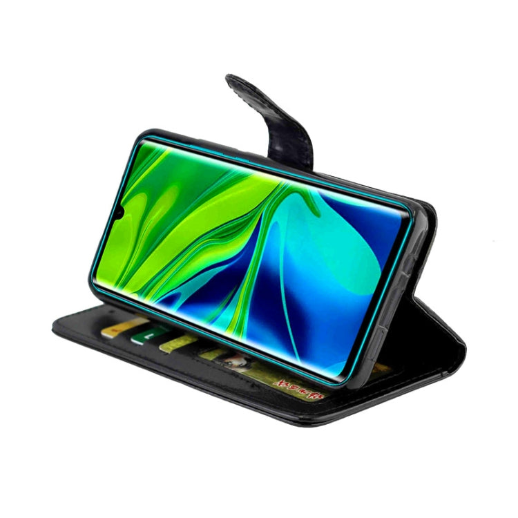 For Xiaomi Note10/CC9 Pro Crazy Horse Texture Leather Horizontal Flip Protective Case with Holder & Card Slots & Wallet & Photo Frame