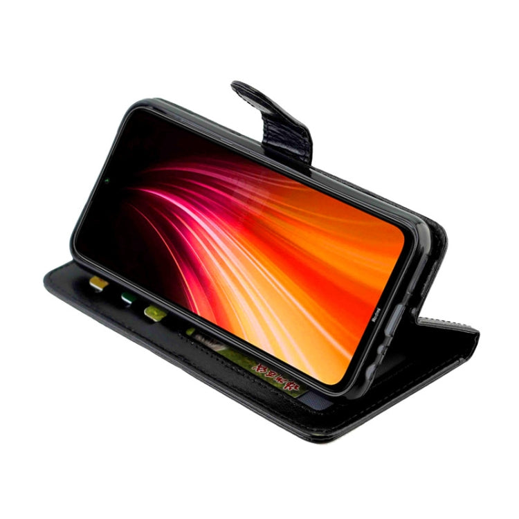 For Xiaomi Redmi Note 8T Crazy Horse Texture Leather Horizontal Flip Protective Case with Holder & Card Slots & Wallet & Photo Frame