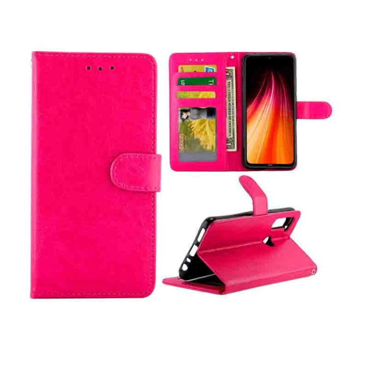 For Xiaomi Redmi Note 8T Crazy Horse Texture Leather Horizontal Flip Protective Case with Holder & Card Slots & Wallet & Photo Frame