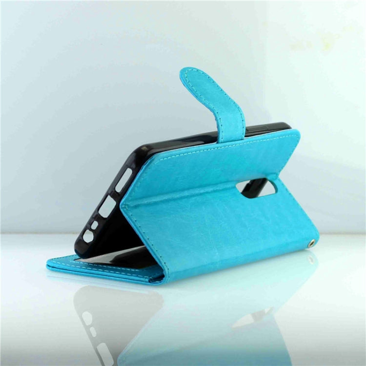 For Xiaomi Redmi 8/Redmi 8A Crazy Horse Texture Leather Horizontal Flip Protective Case with Holder & Card Slots & Wallet & Photo Frame
