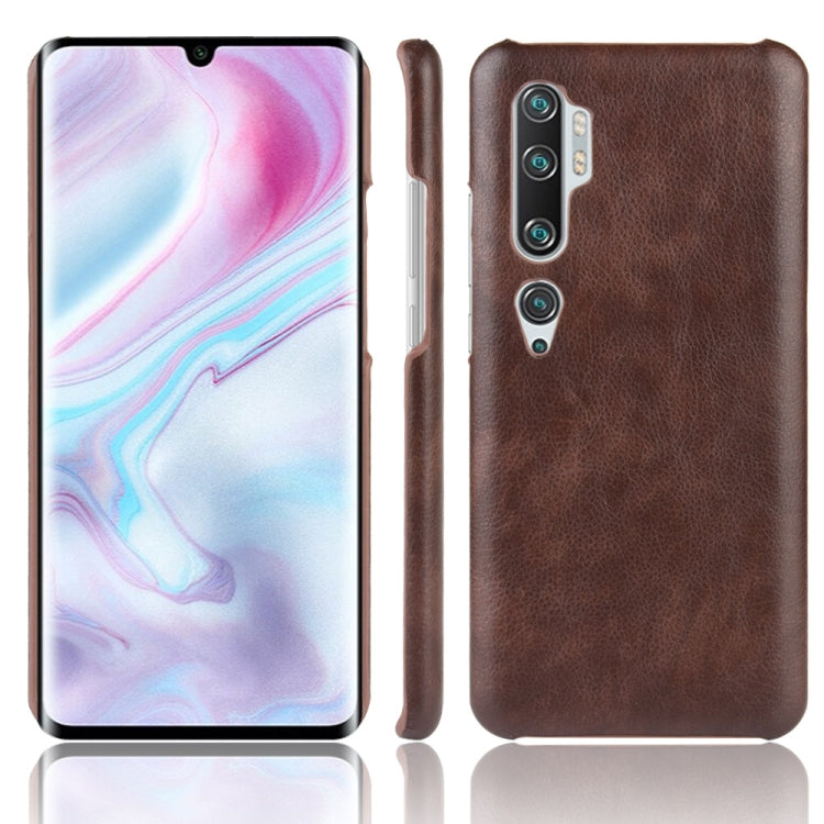For Xiaomi Mi Note 10/ Note10 Pro/CC9 Pro Shockproof Litchi Texture PC + PU Case