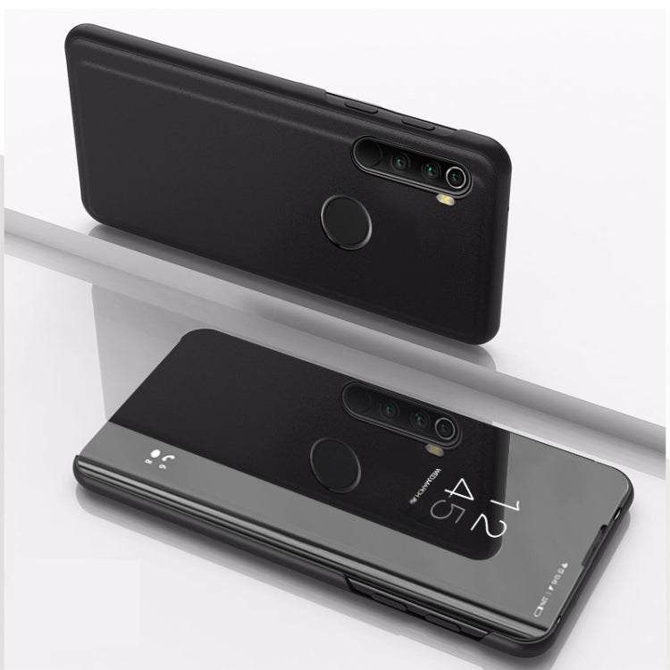 For Xiaomi Redmi Note 8T Plated Mirror Horizontal Flip Leather with Stand Mobile Phone Holster