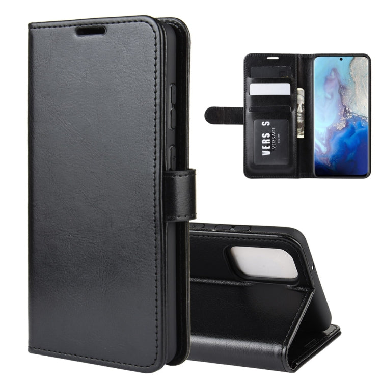 For Galaxy S20 R64 Texture Single Horizontal Flip Protective Case with Holder & Card Slots & Wallet& Photo Frame