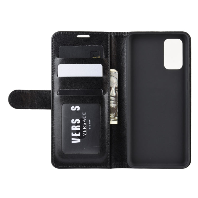 For Galaxy S20 R64 Texture Single Horizontal Flip Protective Case with Holder & Card Slots & Wallet& Photo Frame