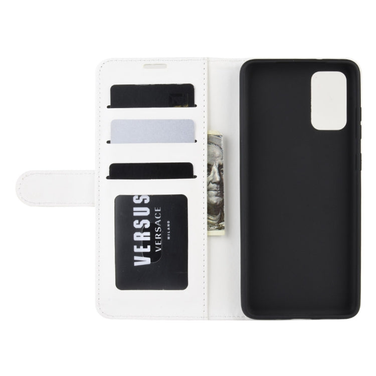 For Galaxy S20 R64 Texture Single Horizontal Flip Protective Case with Holder & Card Slots & Wallet& Photo Frame