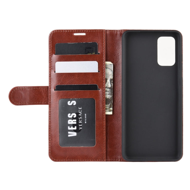 For Galaxy S20 R64 Texture Single Horizontal Flip Protective Case with Holder & Card Slots & Wallet& Photo Frame