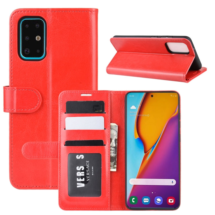 For Galaxy S20+ R64 Texture Single Horizontal Flip Protective Case with Holder & Card Slots & Wallet& Photo Frame