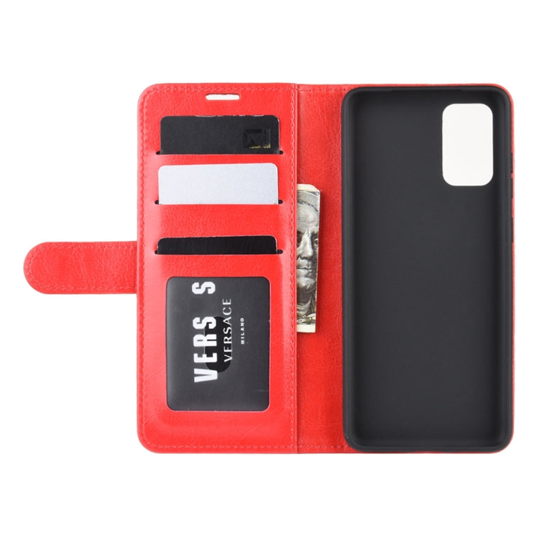 For Galaxy S20+ R64 Texture Single Horizontal Flip Protective Case with Holder & Card Slots & Wallet& Photo Frame