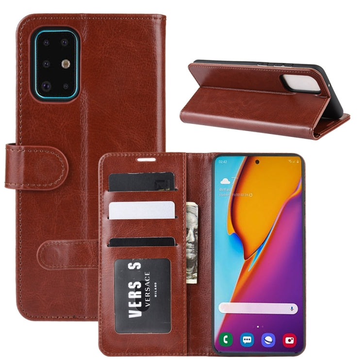 For Galaxy S20+ R64 Texture Single Horizontal Flip Protective Case with Holder & Card Slots & Wallet& Photo Frame