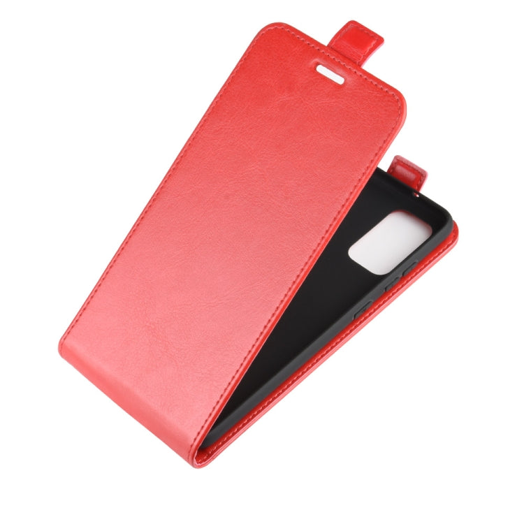 For Galaxy S20 R64 Texture Single Vertical Flip Leather Protective Case with Card Slots & Photo Frame