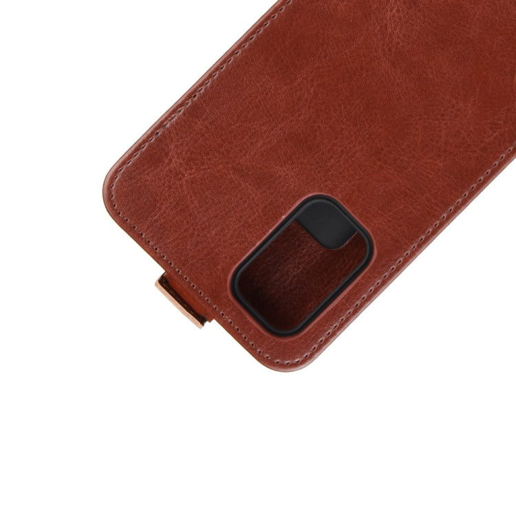 For Galaxy S20 R64 Texture Single Vertical Flip Leather Protective Case with Card Slots & Photo Frame