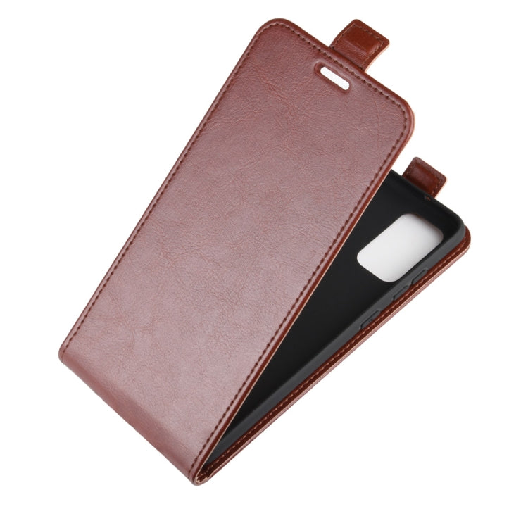 For Galaxy S20 R64 Texture Single Vertical Flip Leather Protective Case with Card Slots & Photo Frame