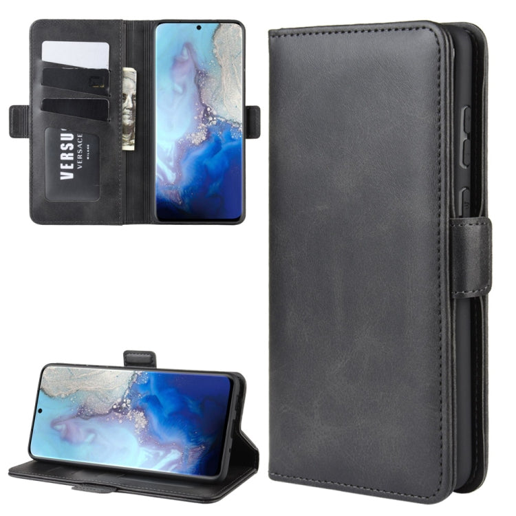 For Galaxy S20 Dual-side Magnetic Buckle Horizontal Flip Leather Case with Holder & Card Slots & Wallet