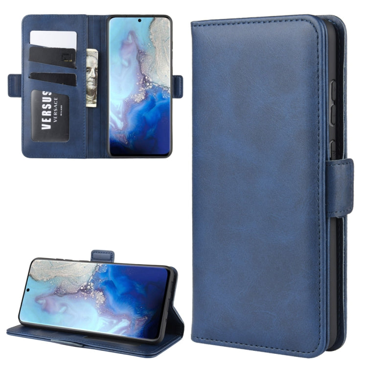 For Galaxy S20 Dual-side Magnetic Buckle Horizontal Flip Leather Case with Holder & Card Slots & Wallet