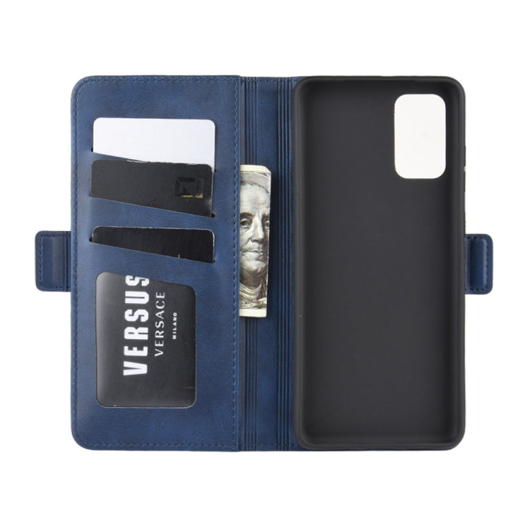 For Galaxy S20 Dual-side Magnetic Buckle Horizontal Flip Leather Case with Holder & Card Slots & Wallet