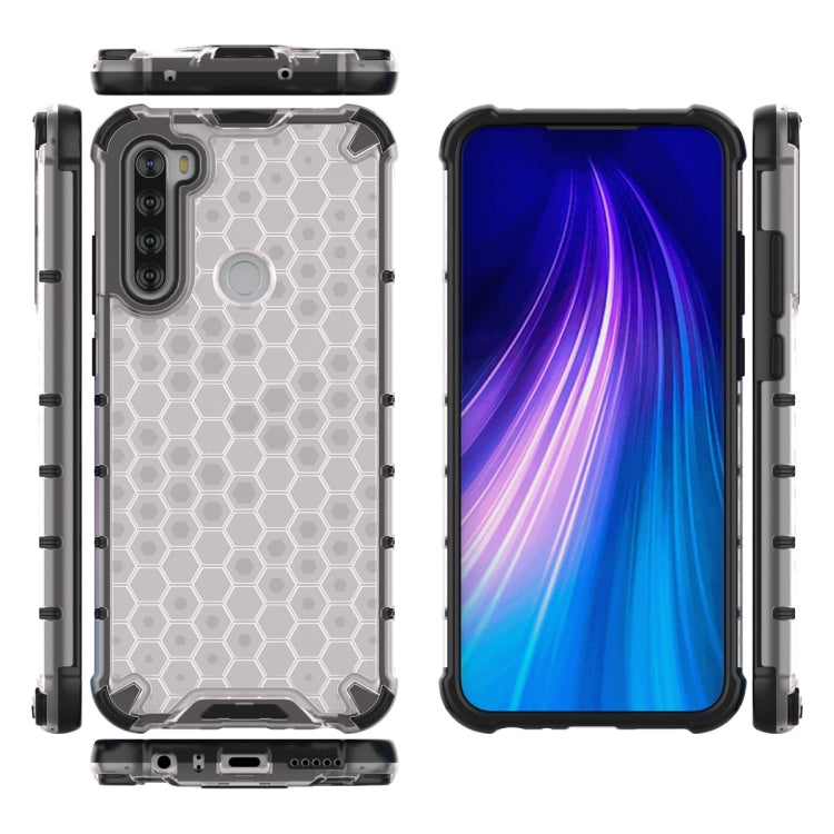 For Xiaomi Redmi Note 8T Shockproof Honeycomb PC + TPU Case