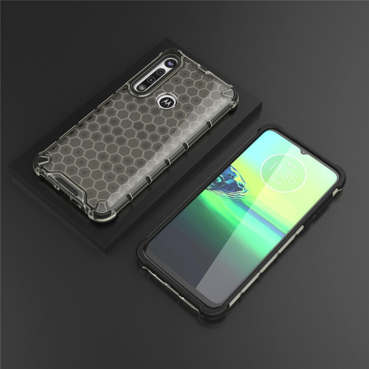 For Motorola Moto G8 Plus Shockproof Honeycomb PC + TPU Case