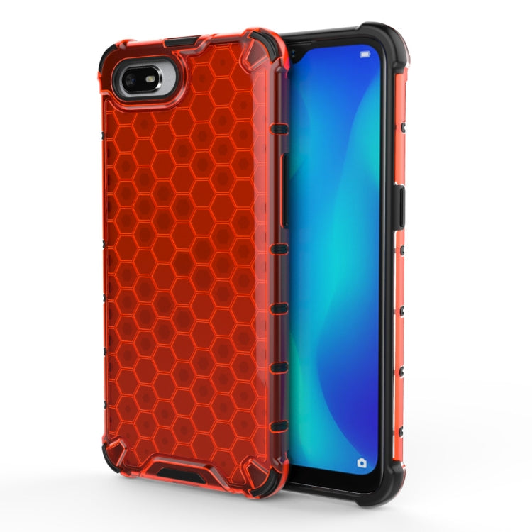 For Oppo A1k Shockproof Honeycomb PC + TPU Case