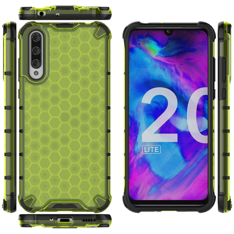 For Huawei Honor 20 Lite  Shockproof Honeycomb PC + TPU Case