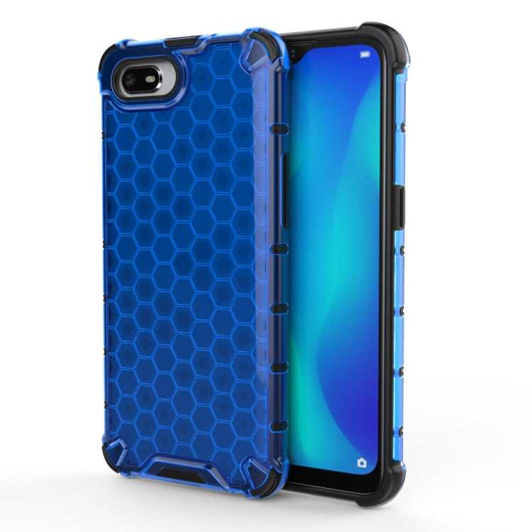 For OPPO Realme C2 Shockproof Honeycomb PC + TPU Case