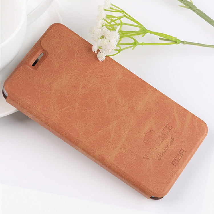 For Xiaomi RedMi 8 MOFI Crazy Horse Texture Horizontal Flip Protective Leather Case