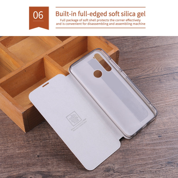 For Xiaomi RedMi Note 8T MOFI Rui Series Classical Leather Flip Leather Case With Bracket Embedded Steel Plate All-inclusive