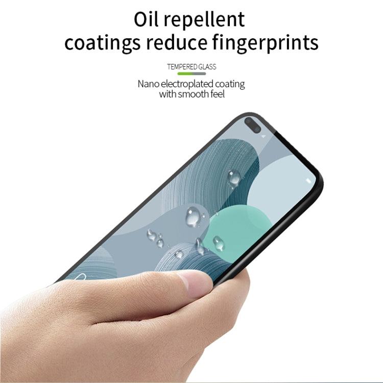 For Huawei Nova 6 MOFI 9H 2.5D Full Screen Tempered Glass Film(Black)