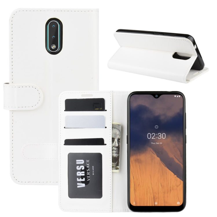 For Nokia 2.3  R64 Texture Single Horizontal Flip Protective Case with Holder & Card Slots & Wallet& Photo Frame