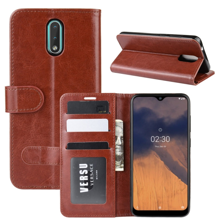 For Nokia 2.3  R64 Texture Single Horizontal Flip Protective Case with Holder & Card Slots & Wallet& Photo Frame