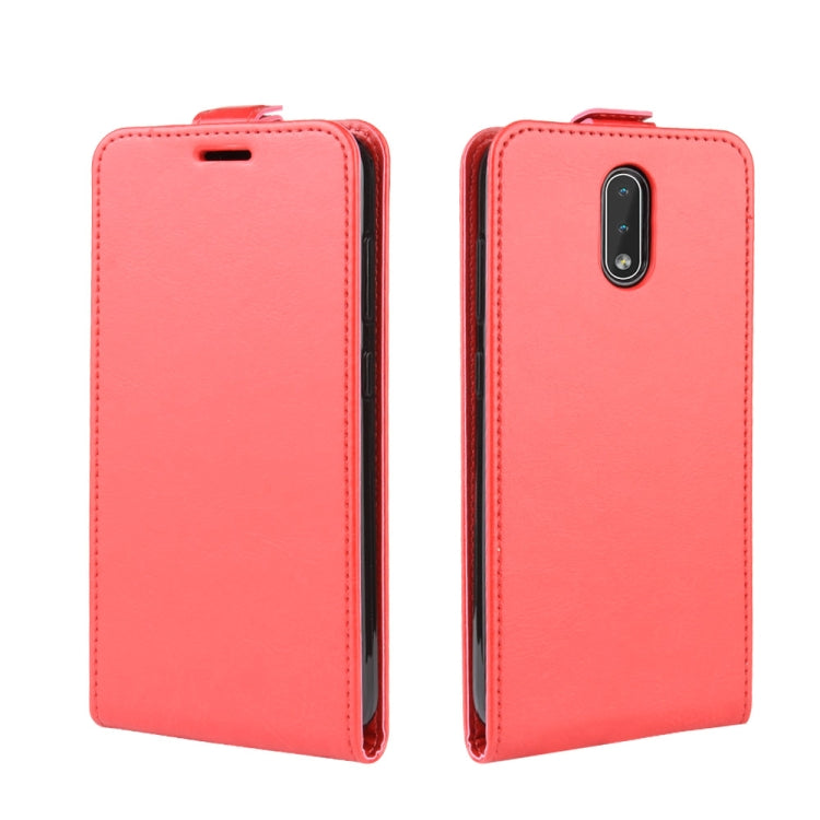 For Nokia 2.3  R64 Texture Single Vertical Flip Leather Protective Case with Card Slots & Photo Frame