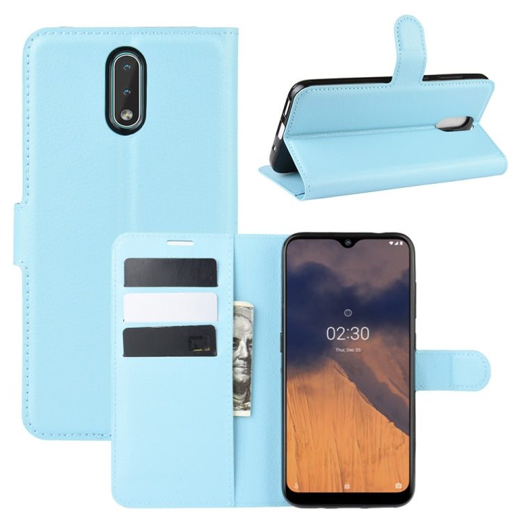 For Nokia 2.3  Litchi Texture Horizontal Flip Protective Case with Holder & Card Slots & Wallet