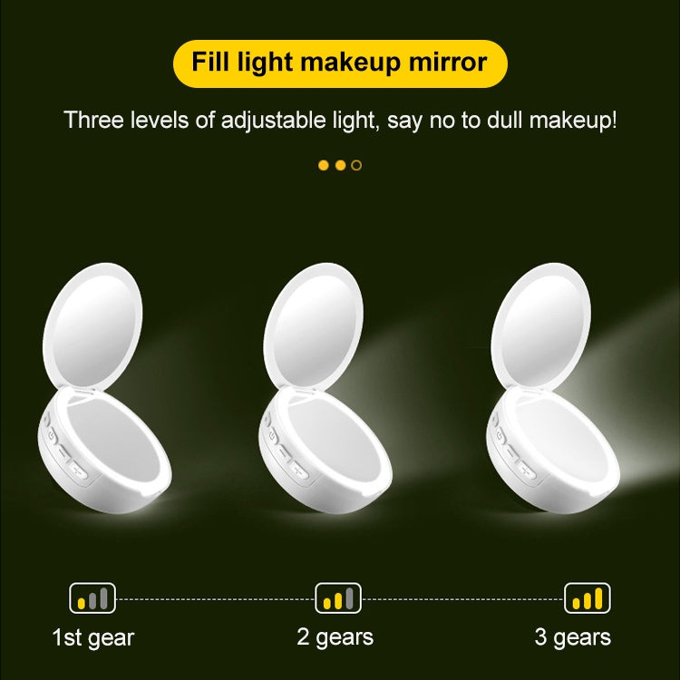 Makeup Mirror And Bluetooth Speaker For Fill Light Lamp