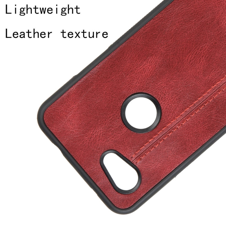 For Google Pixel 3a XL Shockproof Sewing Cow Pattern Skin PC + PU + TPU Case