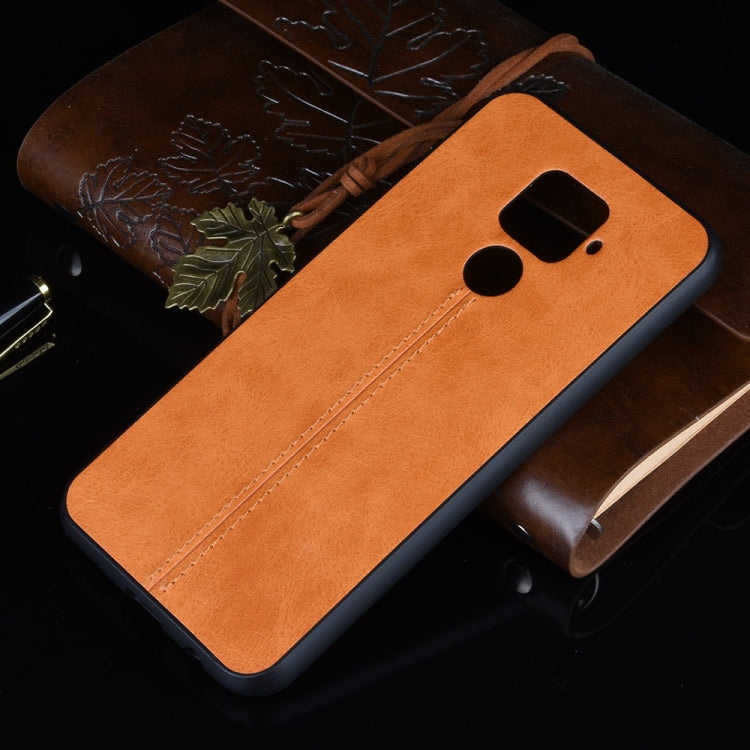 For Huawei Nova 5i Pro / Nova 5z Shockproof Sewing Cow Pattern Skin PC + PU + TPU Case