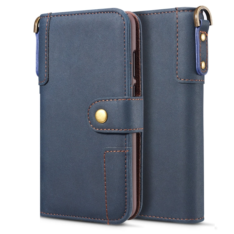 For Huawei Mate 20 Cowhide Texture Horizontal Flip Leather Case with Holder & Card Slots & Wallet & Lanyard