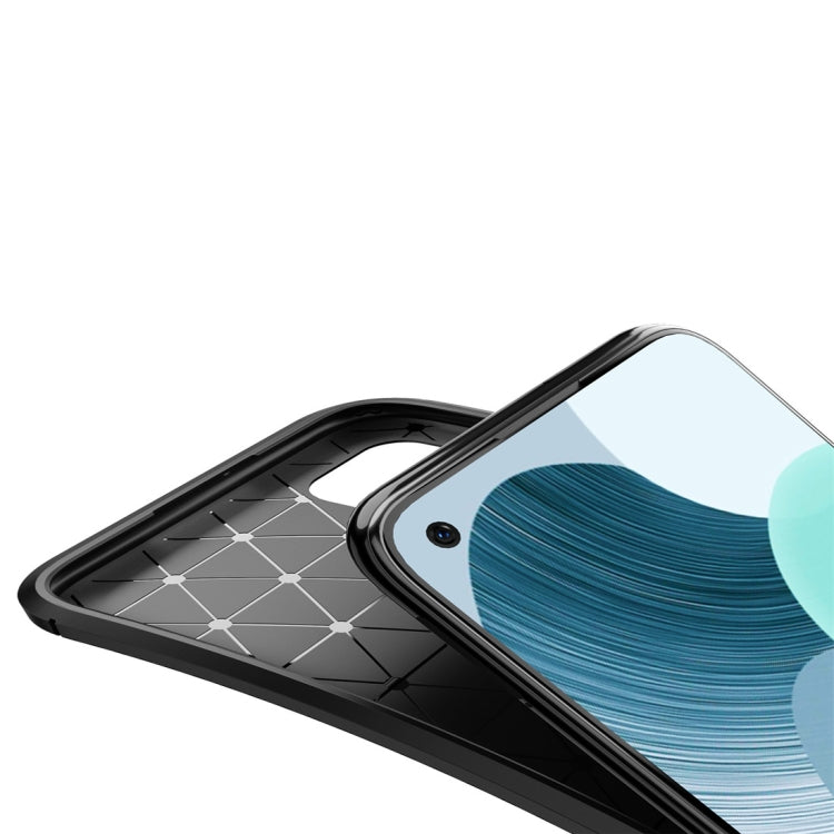 For Huawei Nova 6 SE Beetle Series Carbon Fiber Texture Shockproof TPU Case
