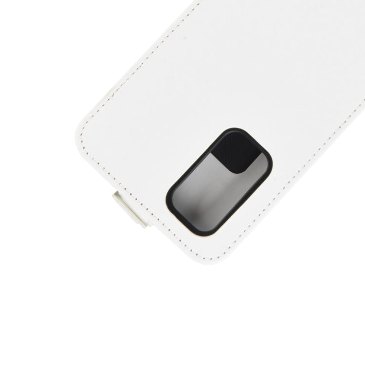 For Huawei Honor V30/V30 Pro  R64 Texture Single Vertical Flip Leather Protective Case with Card Slots & Photo Frame