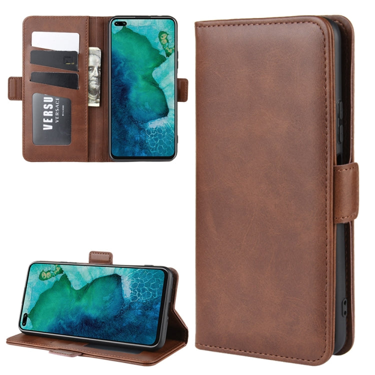 For Huawei Honor V30/V30 Pro Dual-side Magnetic Buckle Horizontal Flip Leather Case with Holder & Card Slots & Wallet