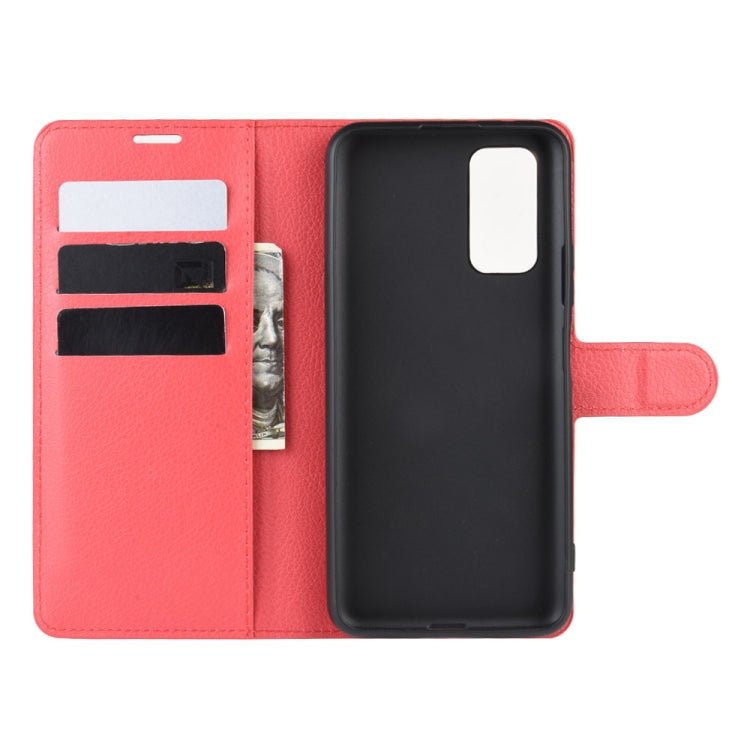 For Huawei Honor V30/V30 Pro Litchi Texture Horizontal Flip Protective Case with Holder & Card Slots & Wallet