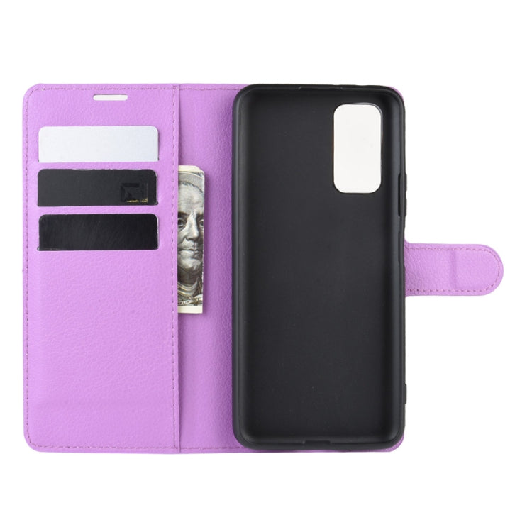 For Huawei Honor V30/V30 Pro Litchi Texture Horizontal Flip Protective Case with Holder & Card Slots & Wallet