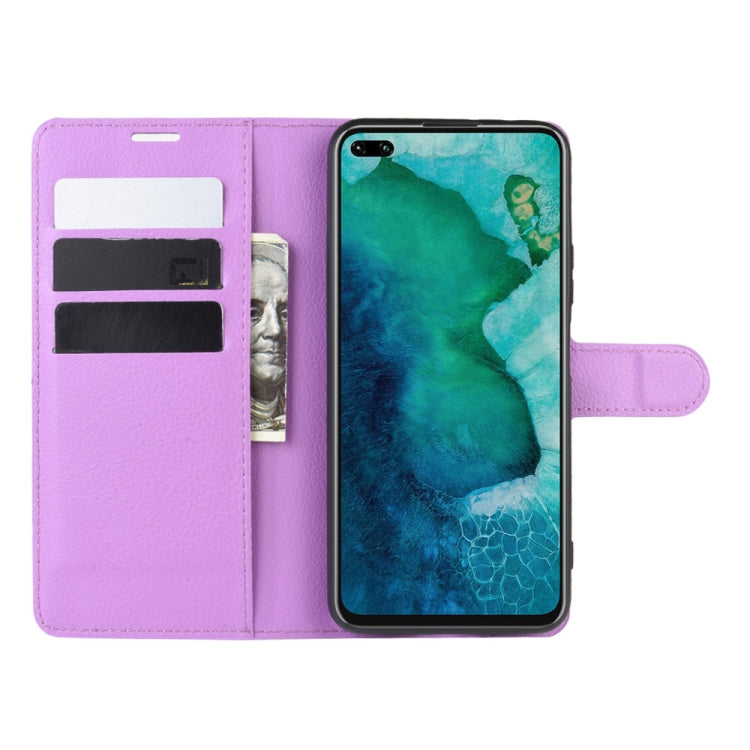 For Huawei Honor V30/V30 Pro Litchi Texture Horizontal Flip Protective Case with Holder & Card Slots & Wallet