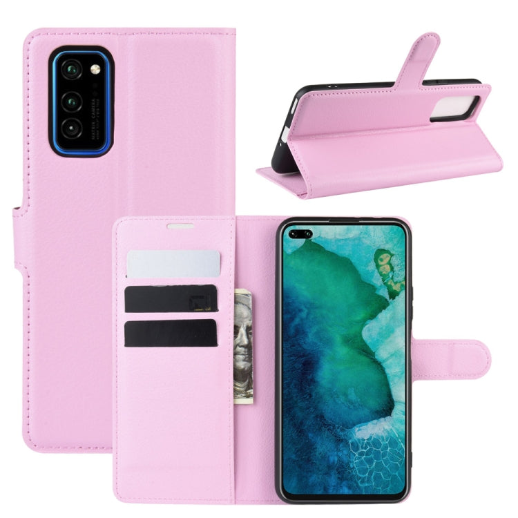 For Huawei Honor V30/V30 Pro Litchi Texture Horizontal Flip Protective Case with Holder & Card Slots & Wallet