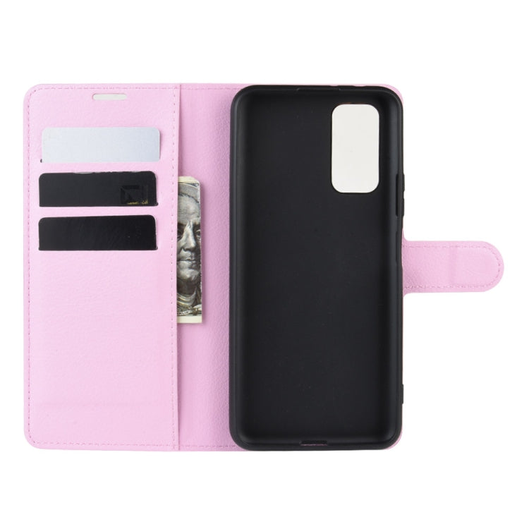 For Huawei Honor V30/V30 Pro Litchi Texture Horizontal Flip Protective Case with Holder & Card Slots & Wallet